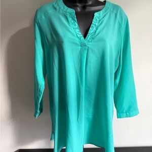 Van Heusen Aqua Tunic Top
